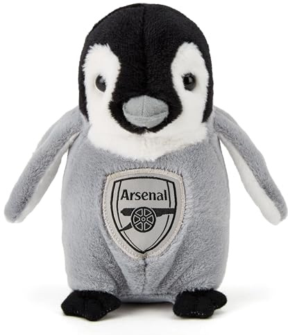 The Gift Scholars Arsenal FC 22cm Penguin Plush: Officially Licensed Eco-Friendly Football Soft Toy, Ideal Present for Gooners Both Young and Old