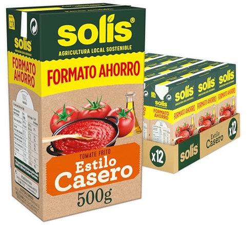 Solis Salsa de tomate COMBI CASERO 12 x 500 g