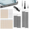 AXFEE USB C Schutzkappe, 2 Stück Typ C Staubstecker, Aluminium USB C Abdeckung, Phone Staub Schützt Kompatibel mit iPhone 15/Typ-C/Samsung/Xiaomi(106 teiliges Staubschutzset)
