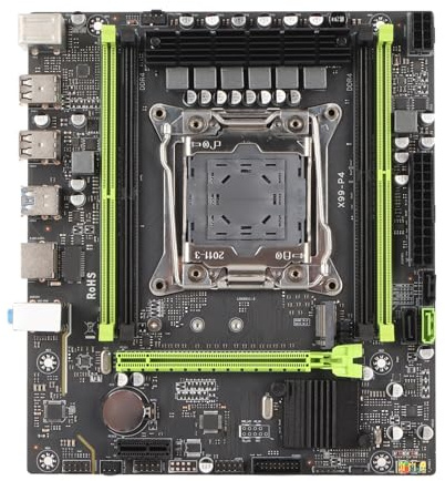 X99 P4 LGA 2011-3 Motherboard für H81 (Dual Channel DDR4 Max 128 GB, NVME PCIE X4, M.2 Protokoll, SATA 3.0, SATA 2.0, 4X USB 3.0, 6xUSB 2.0)