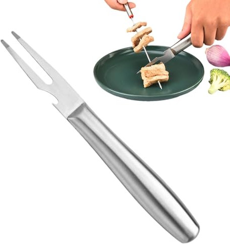 Tenedor para servir carne, tenedor para cubiertos,Tenedor para barbacoa Tenedor de carga pesada | Tenedor portátil para carne para barbacoa, picnic, barbacoa