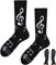 TODO Lustige Socken mit Noten Herren, Coole Socken mit Musiknoten Motiv (Noten 43-46)
