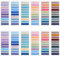 Wosyoodo 2400 Stück Haftstreifen, 12 Set Kleine Sticky Notes Aesthetic, Bunt Klebezettel Klein, Sticky Notes, Index Tabs, Haftstreifen Papier für Büro Schule Seitenmarkierung Klebemarkierung
