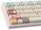 PBT Cute Sea Salt Cat Keycaps - 142 Keys, Mao Profile, Dye-Sublimation, Custom for Cherry & Gateron MX Switches Mechanical Keyboards