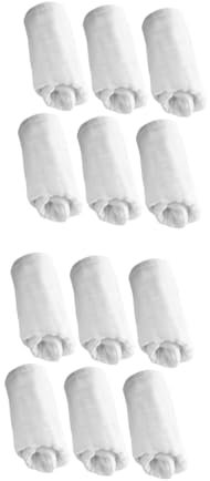Toyvian 2 Sätze Mullwindeln Windeln Decken Babyartikel Für Neugeborene Spucktücher Musselin Waschlappen Für Babys Spucktücher Babywaschlappen Essentials Für Babys Weiß 6 Stück * 2