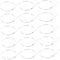 GARVALON 100pcs Zip Ties for Chicken Wire Chain Link Fence Outdoor Fasteners for Dog Fencing Garden Projects Ties