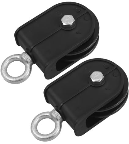 FELTECHELECTR 2 Stück Drehbare Edelstahl Seilrolle 70mm Kugelgelagerte Schwerlastrolle Für Fitnessgeräte Fitnessstudio Und Seilzugsysteme Geräuscharme Heberolle Mit Abnehmbarem Design