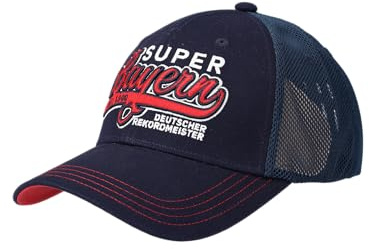 FC Bayern München I Truckercap I Baseballcap I Super Bayern I Unisex I Erwachsene I Navy