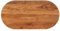 Generico Tischplatte 100 x 50 x 3,8 cm oval aus massivem Akazienholz, kangqiling370096