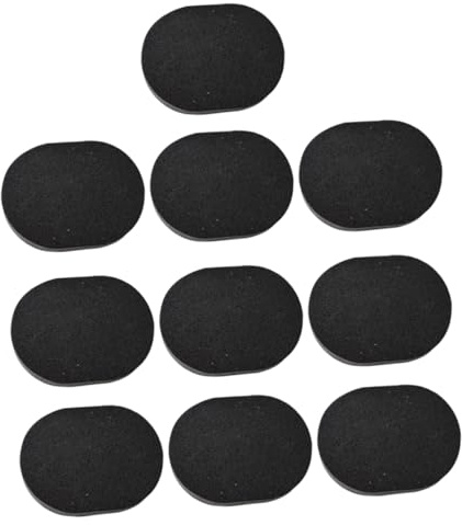 FOYTOKI Bambus Kohle Gesichtswashpads 10 Stück Kompakt Handlich Für Mischhaut Fettige Haut Make up Entferner Kosmetik Schwämme Reise Heimgebrauch