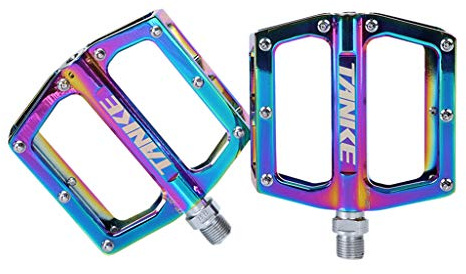 ROYJJ Mountainbike-Pedale, Aluminiumlegierung, Kugellager, Rennrad, Fahrrad, Plattform, flach, Pédale Vélo Vtt