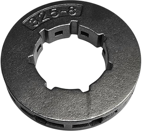 cyclingcolors 1x Ringkettenrad Laufbuchse Motorsäge .325 – 8 Zähne | Antriebsbuchse für Motorsägen Kettenrad | Ersatz & Zubehör Forstwirtschaft | Kettensäge Kettenführung