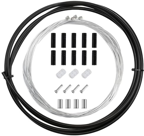 4 Pack Bike Brake Cable Gear Cable Kit Stainless Steel Replacement Wire