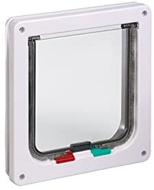 Karlie Cat Door, 19.2 x 20.0 cm, White
