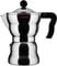 Alessi AAM33 / 6 - Design-Espresso-Kaffeemaschine, Aluminiumgehäuse, Griff und Knopf aus Thermoplastischem Harz, 6 Tassen, Silber