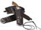 W WIDMANN MILANO Party Fashion - Pistolenhalter mit Gürtel, aus Kunstleder, Schwarz, Cowboy, Holster, Kostüm, Accessoire, Karneval