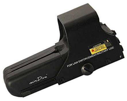 Minidiva 552 Holographic Sight Red Green Point Visier/Dot Sight Scope, 10 Levels Brightness, 30x22mm Objective Lens