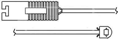 Borg & Beck BWL3124 Wear Lead To Fit BMW 3 Series (E36) 92-99