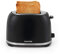 Salter EK2937 Deco Toaster – 2-Slice Electric Toaster, 7 Variable Browning Levels, Auto-Centring Bread Function, Anti-Jam & Anti-Slip, Defrost/Reheat/Cancel, Removable Crumb Tray, 850 W, Black