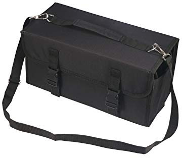 OMALOO Marker-Etui mit 120 Fächern für Marker, Aufbewahrungstasche für Lippenstift, mit Tragegriff, Schultergurt, QR-Schnalle für Copic Marker, Prismacolor Marker Schwarz