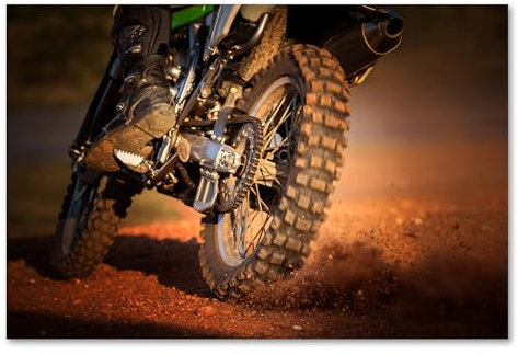 Postereck - 1933 - Motorrad, Motocross Rennen Bike Moped Cross Sport - Fahrzeug Wandposter Fotoposter Bilder Wandbild Wandbilder - Poster - 4:3-81,0 cm x 61,0 cm