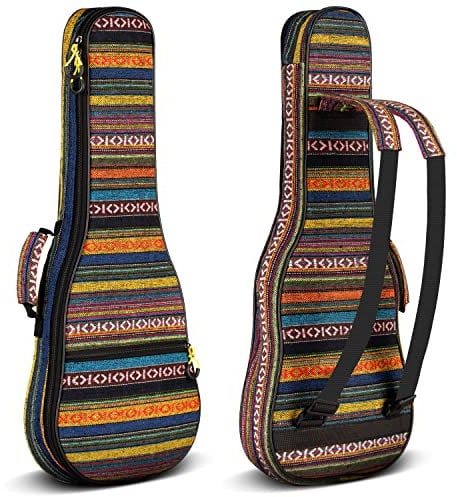 CAHAYA Ukulele Tasche 26 Zoll Gigitasche Gigbag ukulelenhülle Baumwolle Nylon 9 mm gepolsterte Ukulelentasche CY0131-3