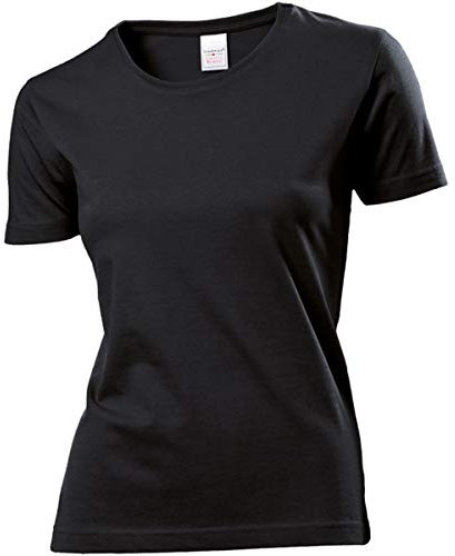 Stedman Classic-T Women Rundhals T-Shirt für Damen, Größe:XS, Farbe:Black Opal