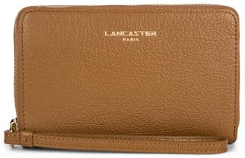 Lancaster | Dune - Portefeuille Cuir de Vachette Grainé Camel