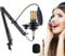 BM800 Condenser Microphone Microphone Streaming Gaming Microphone Condenser Mic For Pc Phone Live Mic Usb Streaming Podcast PC Studio With Adjustable Mic Suspension Scissor Arm Metal Shock Mount