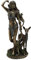 Artemis Diana Göttin Mythologie, griechische römische Statue, Skulptur, Bronze-Finish