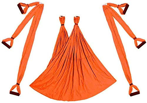qiuqiu Aerial Yoga Swing, Anti-Schwerkraft-Pilates, Fliegendes Hängematten-Set, Anti-Schwerkraft-Stuhl-Set, Fitness-Pilates-Schaukelgurt