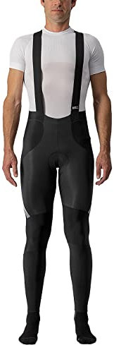 Castelli Sorpasso Ros Bibtight, Pantaloncini Ciclismo Uomo, Black Reflex, L