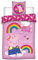 Peppa Pig Kinder-Bettwäsche-Set 135x200 80x80 Wendebettwäsche Baumwolle Wutz