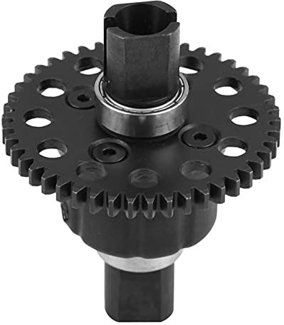 RC-Differential,RC Differentialgetriebe, RC Car Differential Gear, Ferngesteuertes Modell Fahrzeugzubehör Mittleres für RC Car für Truggy SCT 1/8 Or DF- Models 6684 RC Car(46T 1.0Mo Steel Gear)