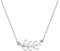 SOFIA MILANI - Women's Necklace 925 Silver - Leaf Pendant - 50370
