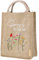Papierdrachen Geschenktasche zu Ostern aus Jute - formstabil mit Henkel und elegantem Handlettering - Geschenkverpackung zu Ostern - Dekoration - 22x30x10 cm - Hello Spring