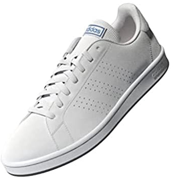 adidas Herren Advantage Base Sneaker, FTWR White FTWR White Pulse Blue, 42 EU