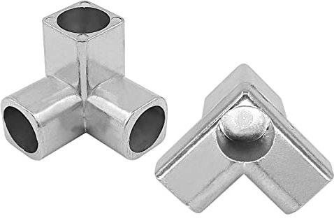 Lot de 10 raccords en PVC 3 voies 4 trous de 16 mm en aluminium robuste pour cadre de serre