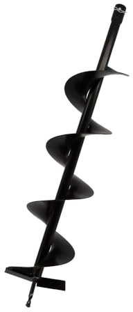 Mèche diamètre 150 mm pour tarière thermique – longueur 80 cm - Mèche de Forage Acier - Pose de Poteaux Clôture Plantation