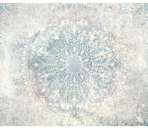 murando Fototapete selbstklebend Mandala 245x175cm Foto Tapete Tapetenfolie Möbelfolie Wandverkleidung Wandtapete Motivtapeten Bildtapete Schlafzimmer 3d Effekt Abstrakt Orient Zen f-C-10043-a-a