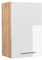 Vicco Armario Colgante Fame-Line, Blanco Alto Brillo/Roble Dorado, 45 cm