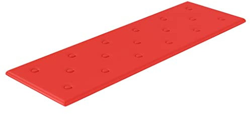 vidaXL 12x Wandpaneel Polsterpaneel Wandpolster Bettkopfteil Wandkissen Wandverkleidung Polsterwand Wandpaneele Rot 90x30cm Kunstleder 3,24m²