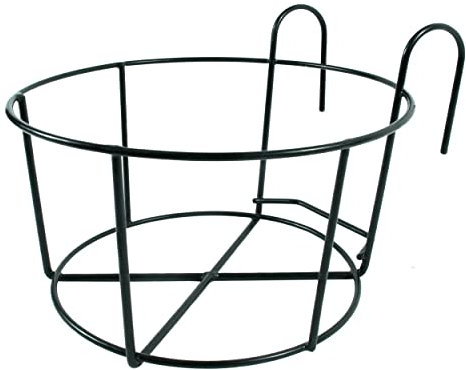 BESCH Macetero Colgante para Soporte de Macetas para Balcones, barandilla y jardineria 15x15x9 cm