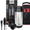 HEYNER 12V Travel Kettle For Car Van Coffee Tea Hot Water Maker 750ml Campervan Camping Thermos With 2 Cups Carry Case 543130