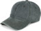 styleBREAKER Unisex Baseball Cap Vintage Look verstellbar 6-Panel Cappy in Washed Optik mit gebogenem Schirm Baumwolle Retro Cap Damen und Herren, Farbe:Dunkelgrau