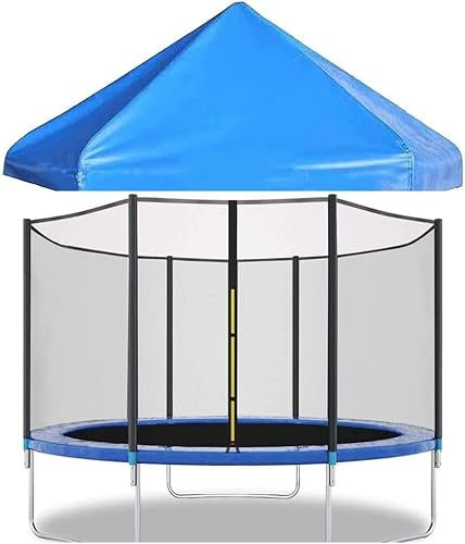 ZNULA Trampolin-Sonnenschutz-Abdeckung, 10FT, blau, für Erwachsene und Kinder