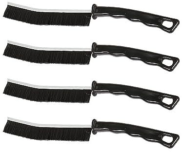 Athyior 4pcs Crevice Cleaning Brushes - Hard Bristle Gap Cleaning Brush Grout Cleaner Scrubber Multifunctional for Shower, Bathroom, Kitchen, Toilet Corners, Window and Door Track