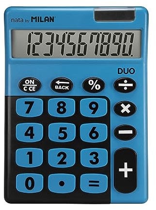 MILAN® Tischrechner Box 10-stellig Duo blau