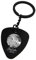 ENTROPIJA Amsterdam Netherland Koordinaten Stadtplan Pick Schlüsselanhänger Kunst Lasergravur Schlüsselanhänger Metall Tag, Schwarz , One size