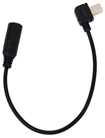 Mic Adapter Cable for GoPro Hero4/ 3/3+ - Connect External 3.5mm Mic - Plug and Play